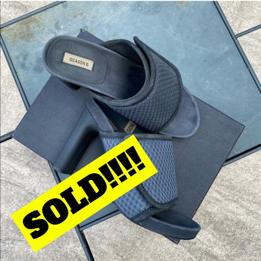 YEEZY TECH MULE HEELS